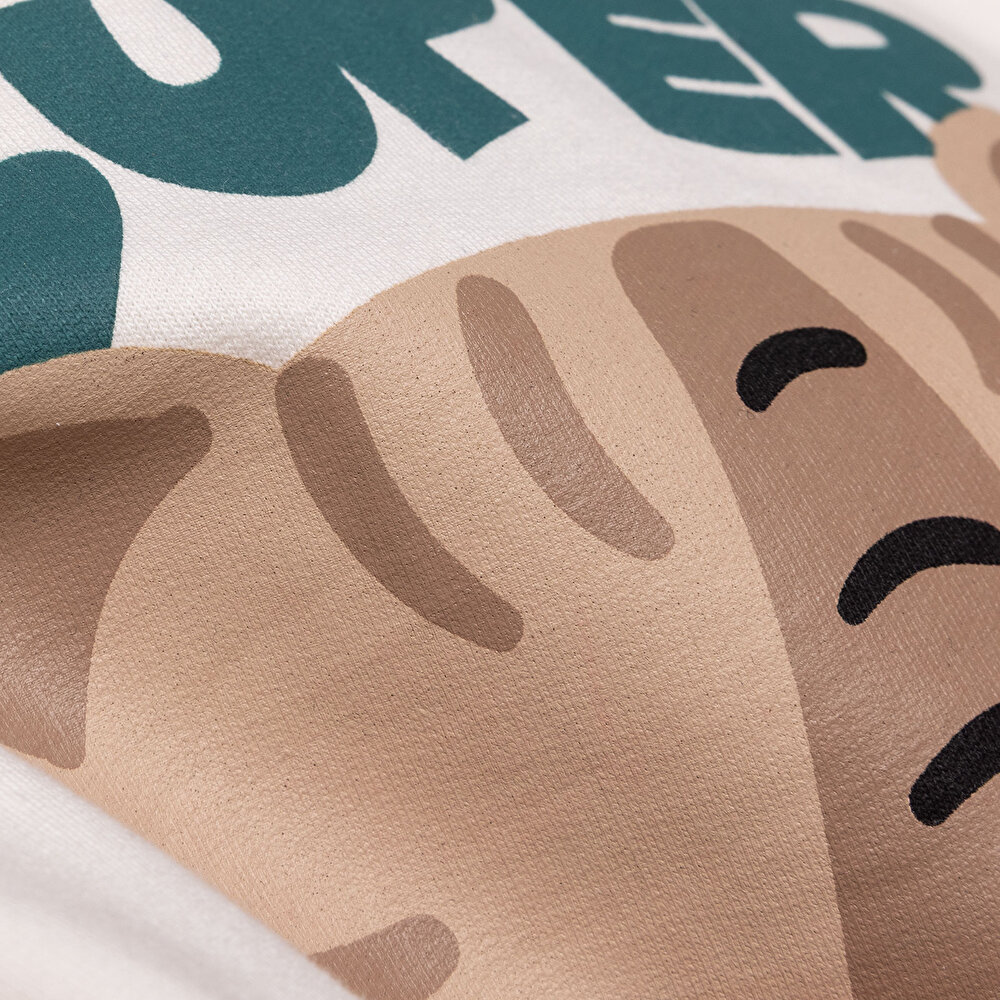 Erkek Bebek Basic Sweatshirt Şardonlu Bisiklet Yaka Uzun Kol