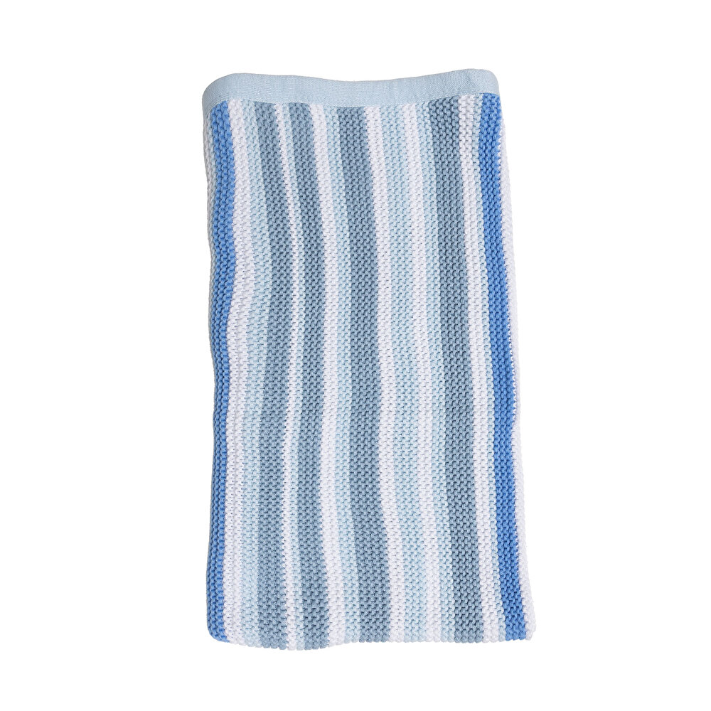 Erkek Bebek Battaniye Triko 90 x 100cm