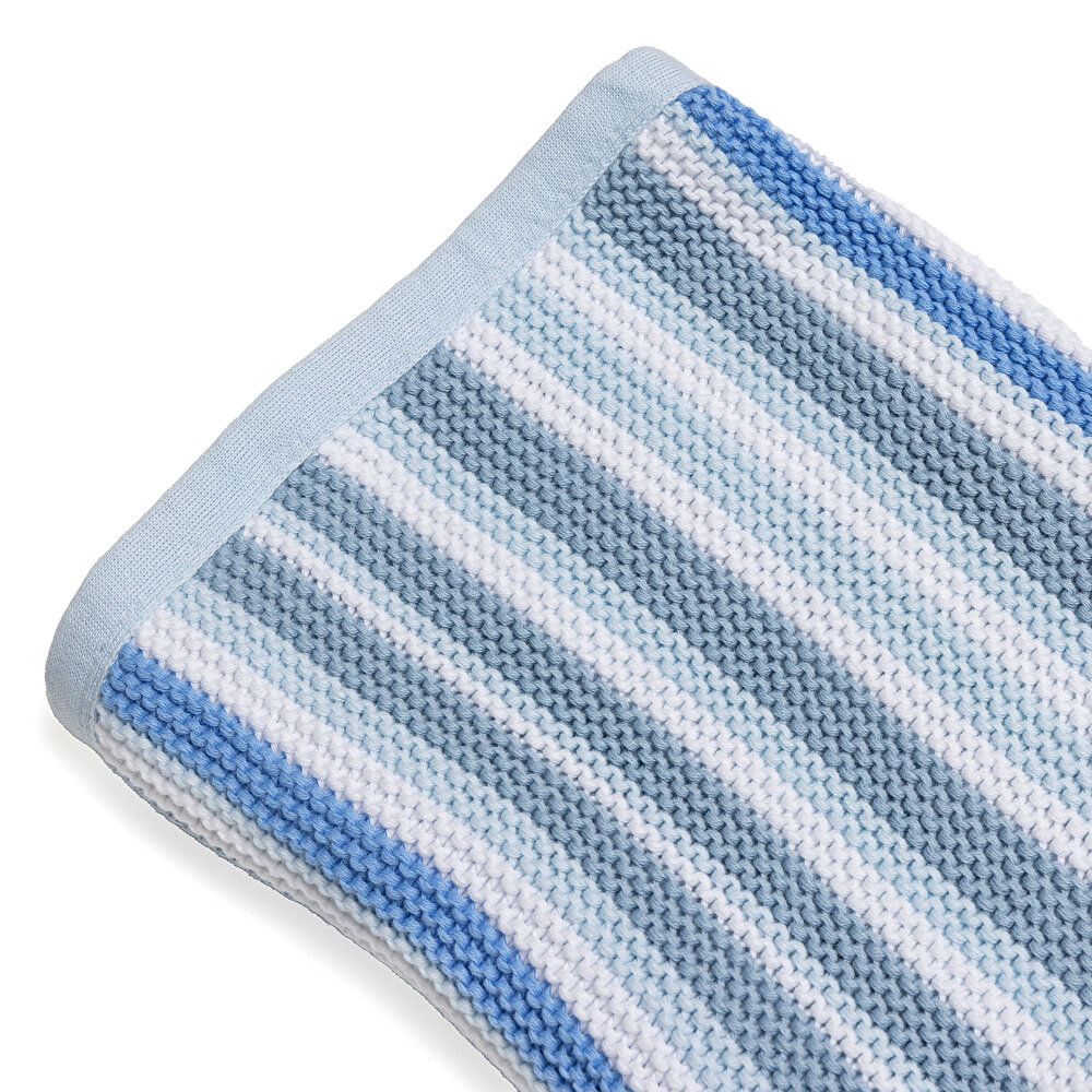 Erkek Bebek Battaniye Triko 90 x 100cm