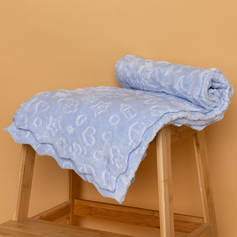 Erkek Bebek Battaniye Wellsoft 90 x 110cm