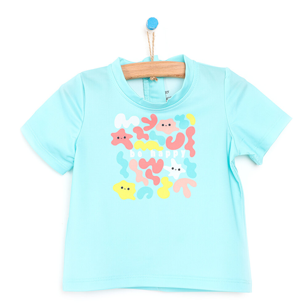 Erkek Bebek Be Happy Böcük Kısa Kol Tshirt
