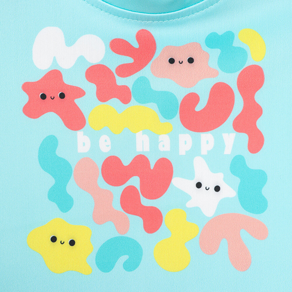 Erkek Bebek Be Happy Böcük Kısa Kol Tshirt
