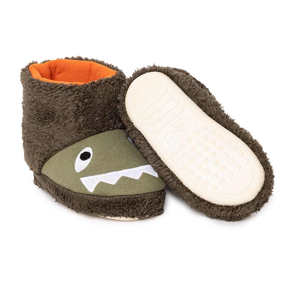 Erkek Bebek Canavar Erkek Panduf Wellsoft Kumaş