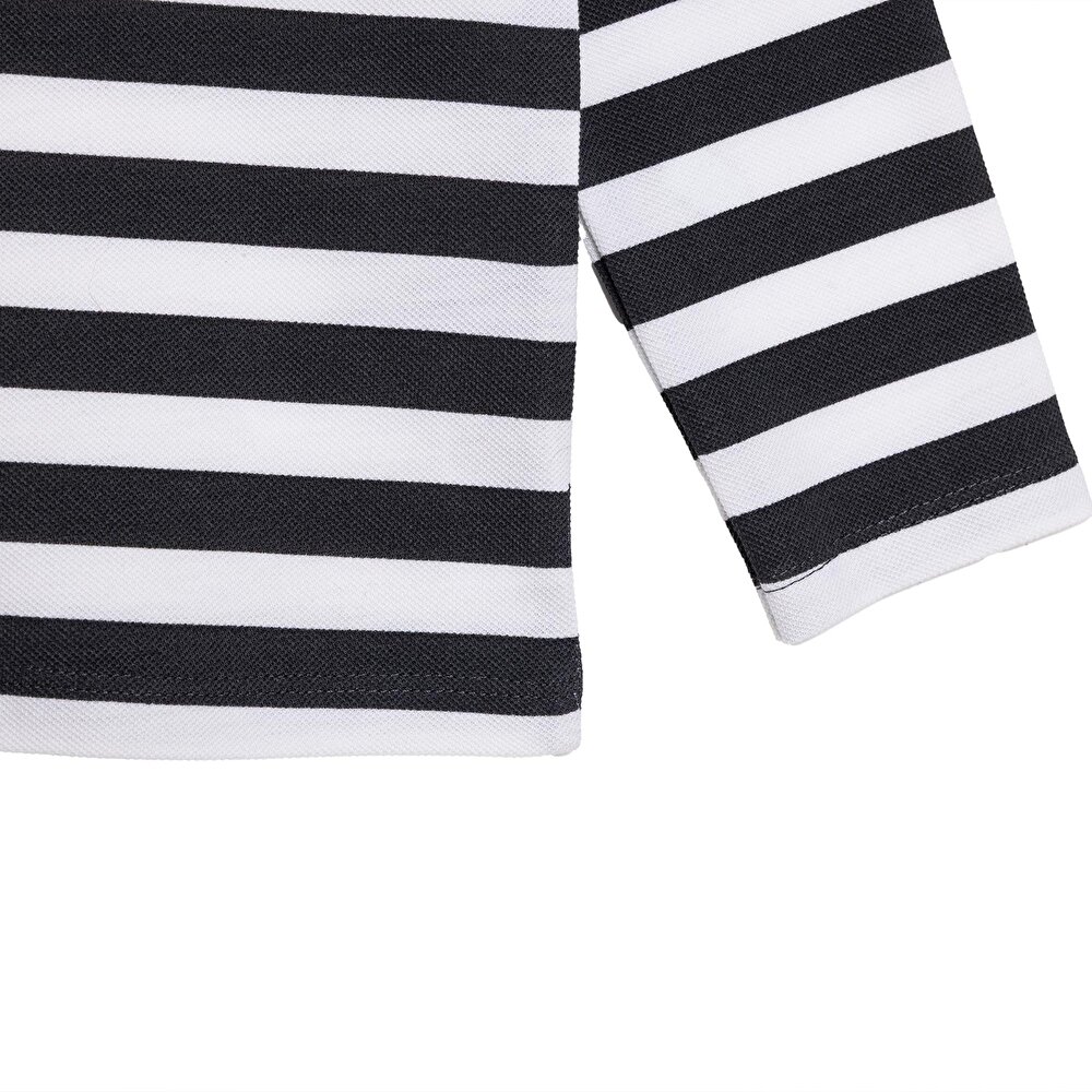 Erkek Bebek Cool Boy Uzun Kol Tshirt Pike Gömlek Yaka