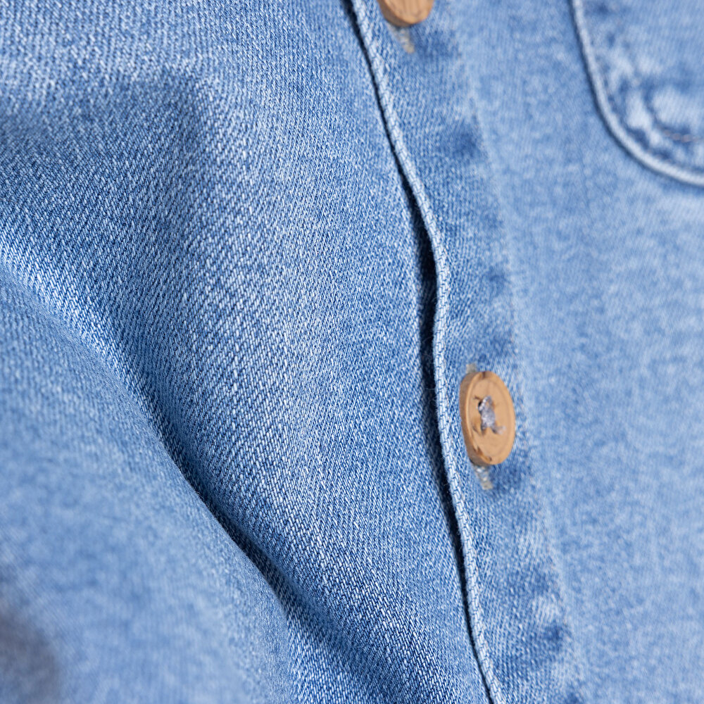 Erkek Bebek Cool Dino Gömlek Modelli Yaka Uzun Kol