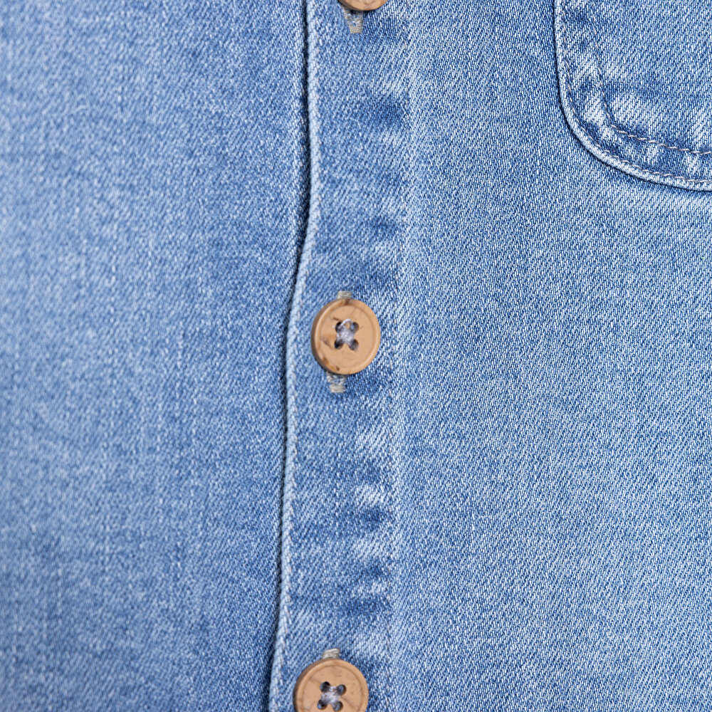 Erkek Bebek Cool Dino Gömlek Modelli Yaka Uzun Kol