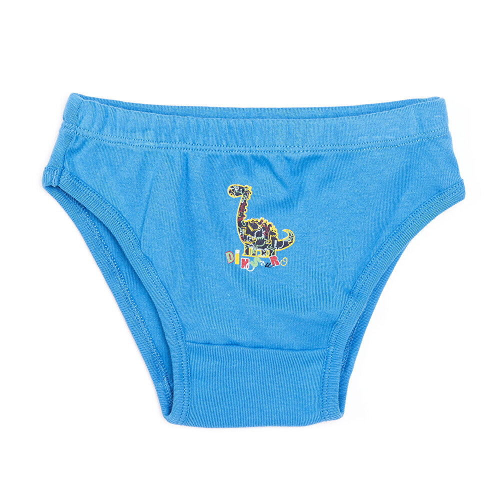 Erkek Bebek Dinazor Desen 3lü Slip Külot Erkek Bebek