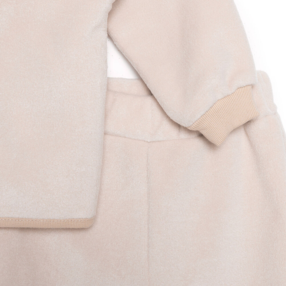 Erkek Bebek Eşofman Takımı Fermuarlı Uzun Kol Reçme Paça