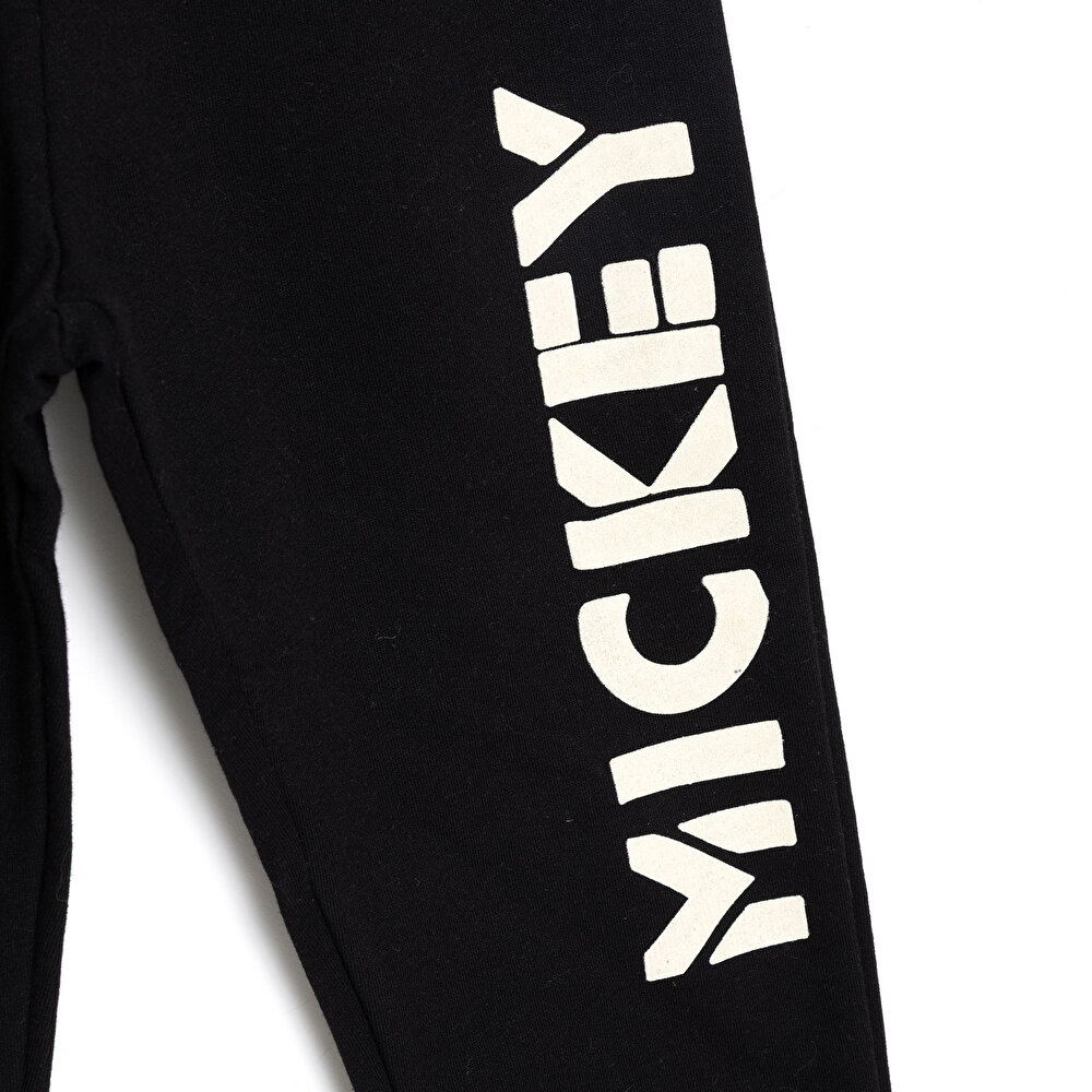 Erkek Bebek Eşofman Takımı İki İplik Bisiklet Yaka Uzun Kol Ribanalı Paça