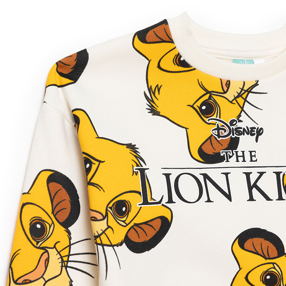 Erkek Bebek Eşofman Takımı Şardonlu Bisiklet Yaka Uzun Kol Ribanalı Paça