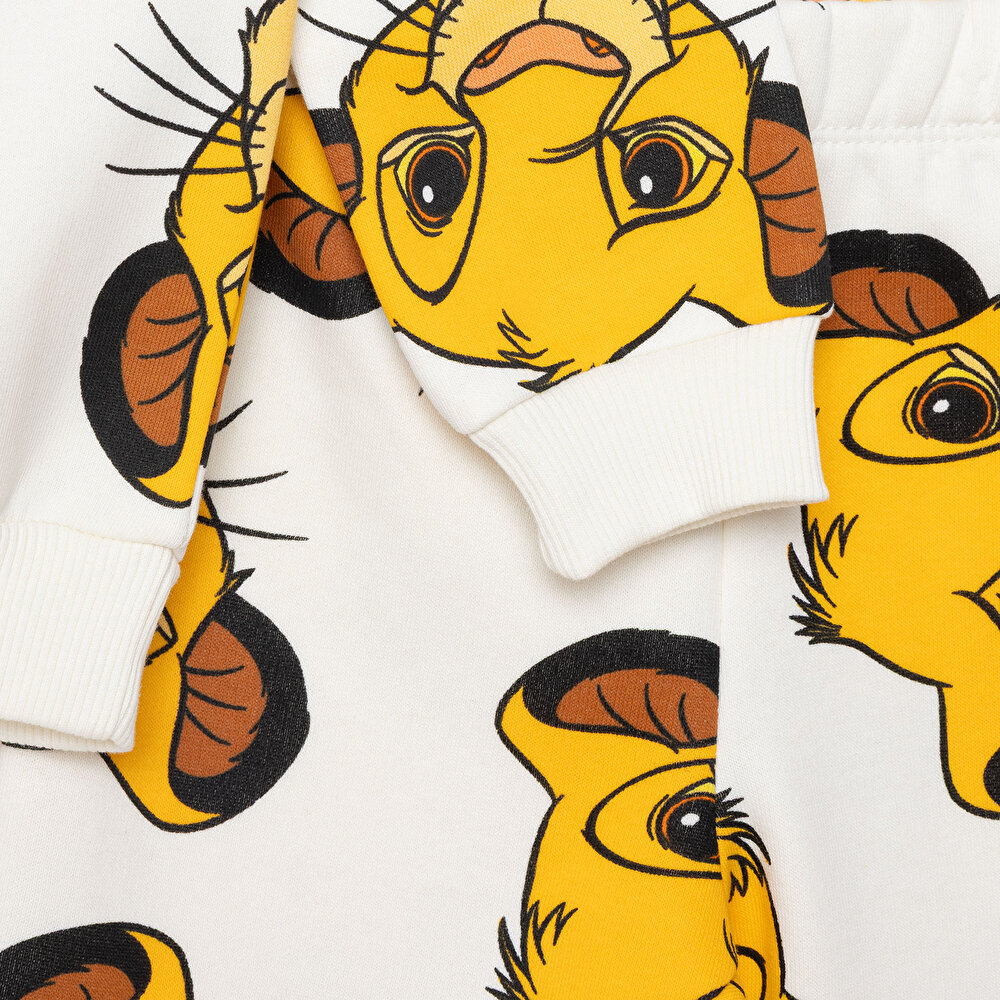 Erkek Bebek Eşofman Takımı Şardonlu Bisiklet Yaka Uzun Kol Ribanalı Paça