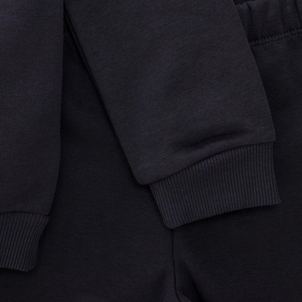 Erkek Bebek Eşofman Takımı Şardonlu Üç İplik Bisiklet Yaka Uzun Kol Ribanalı Paça