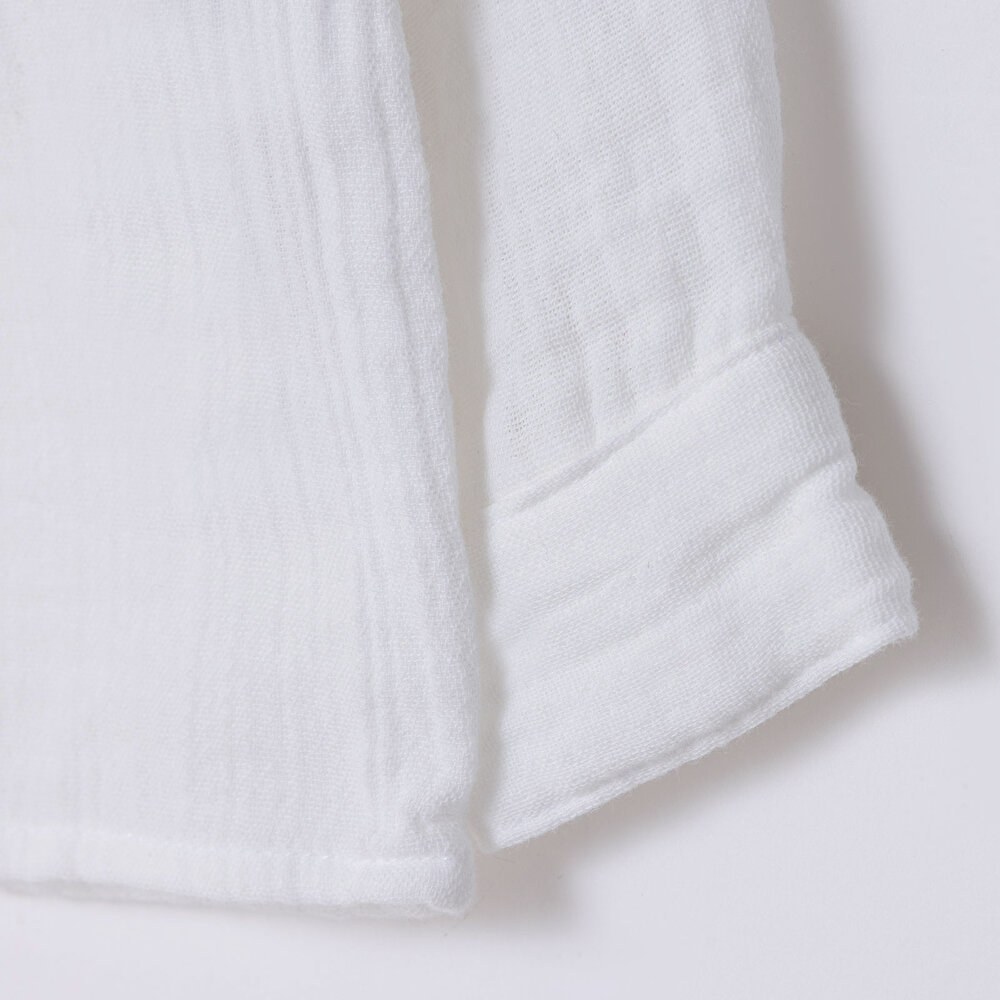 Erkek Bebek Gömlek Hakim Yaka Uzun Kol