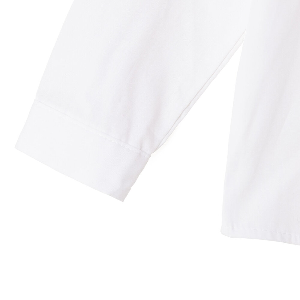 Erkek Bebek Gömlek-Pantolon Poplin Gömlek Yaka Reçme Paça