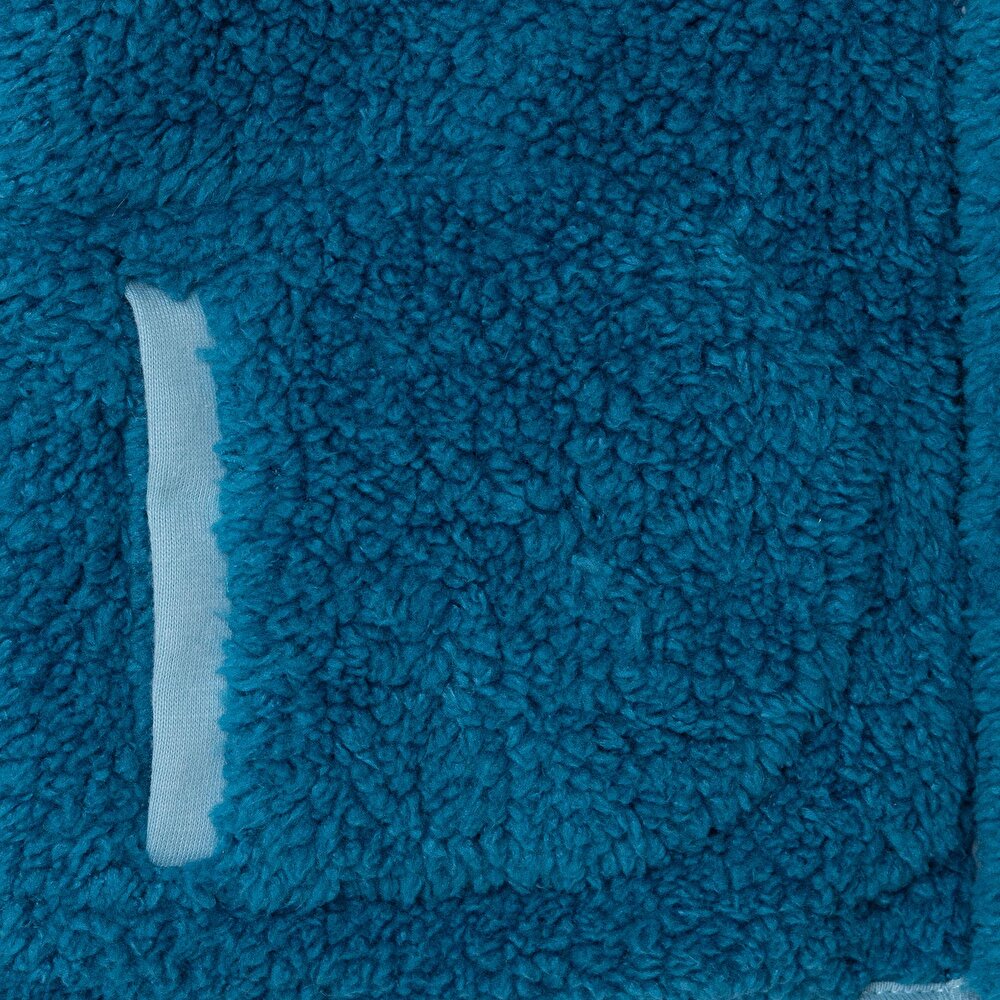 Erkek Bebek Hello Cute Bear Hırka Peluş Dik Yaka Uzun Kol