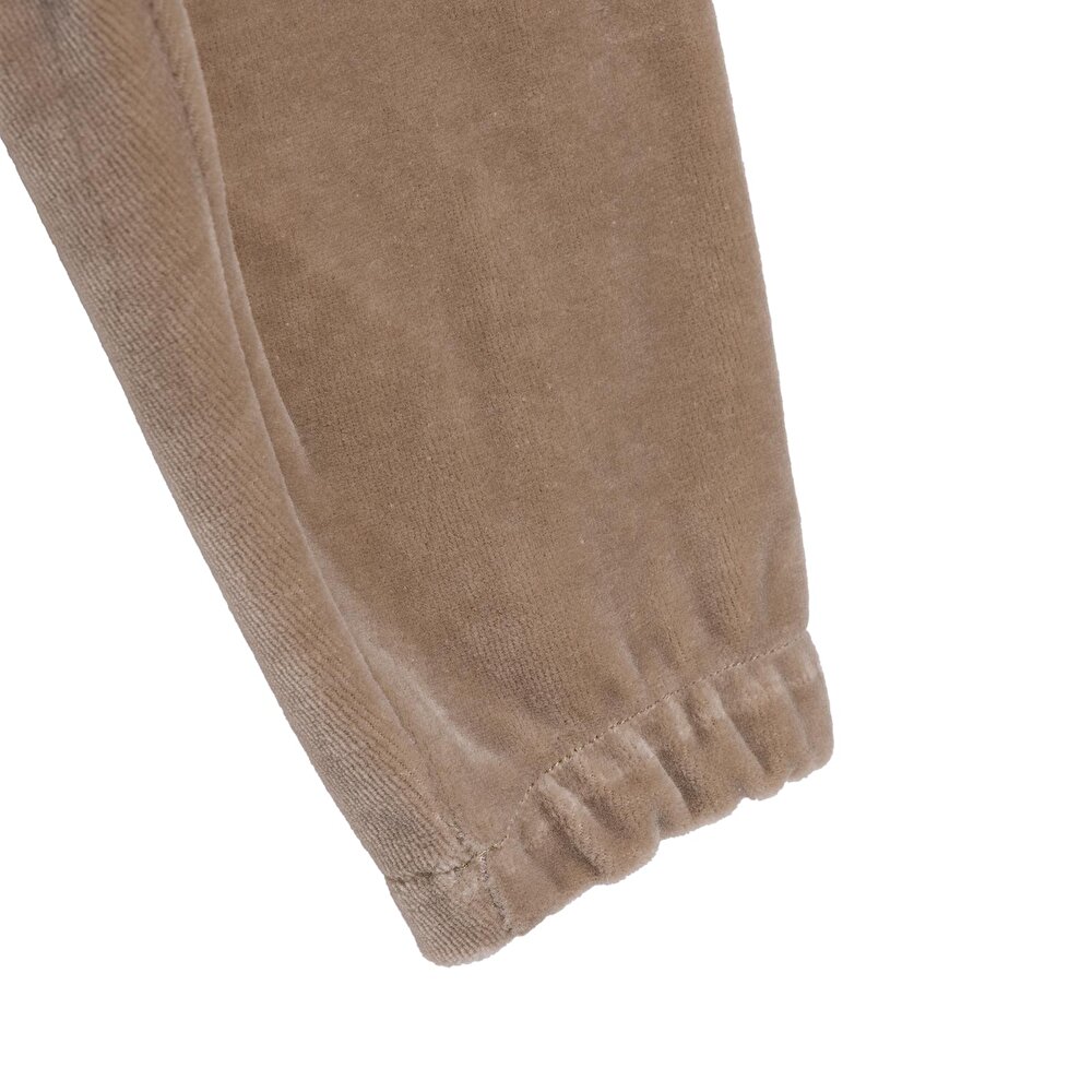 Erkek Bebek Kadife Eşofman Alt Lastikli Paça