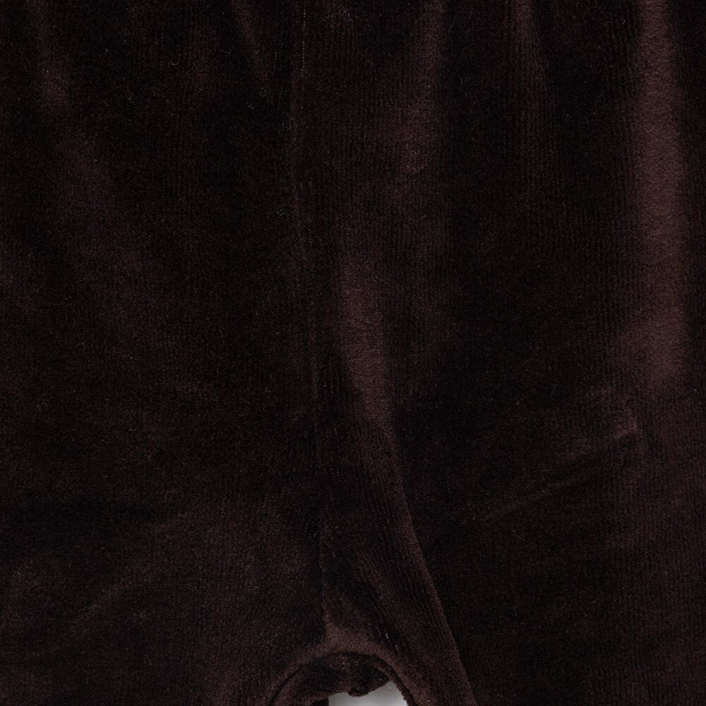 Erkek Bebek Kadife Eşofman Alt Lastikli Paça