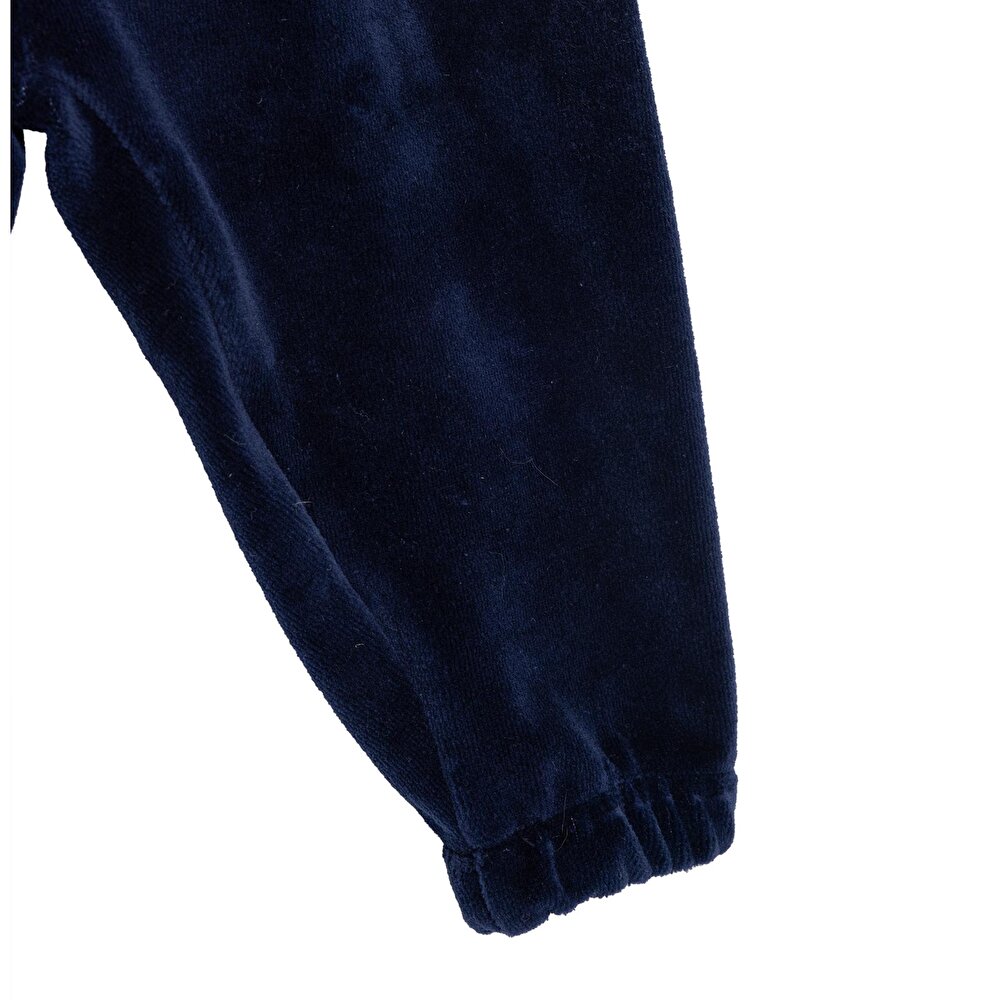 Erkek Bebek Kadife Eşofman Alt Lastikli Paça