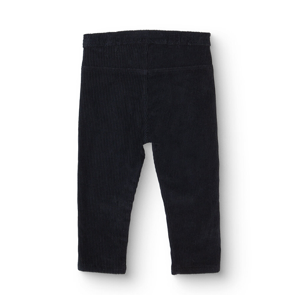 Erkek Bebek Kadife Pantolon Fitilli Kadife Dokuma Reçme Paça