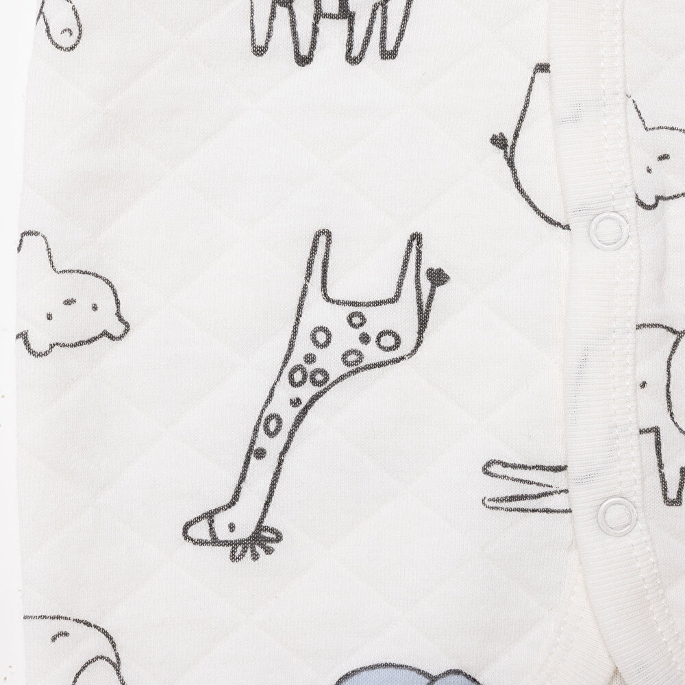 Erkek Bebek Kapitone Yelek Kapitone Örme V Yaka Atlet Kol