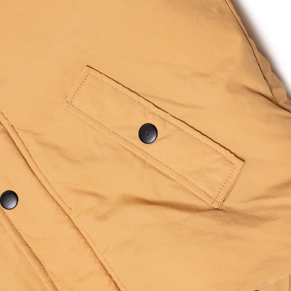 Erkek Bebek Mont Fermuarlı Polyester Uzun Kol