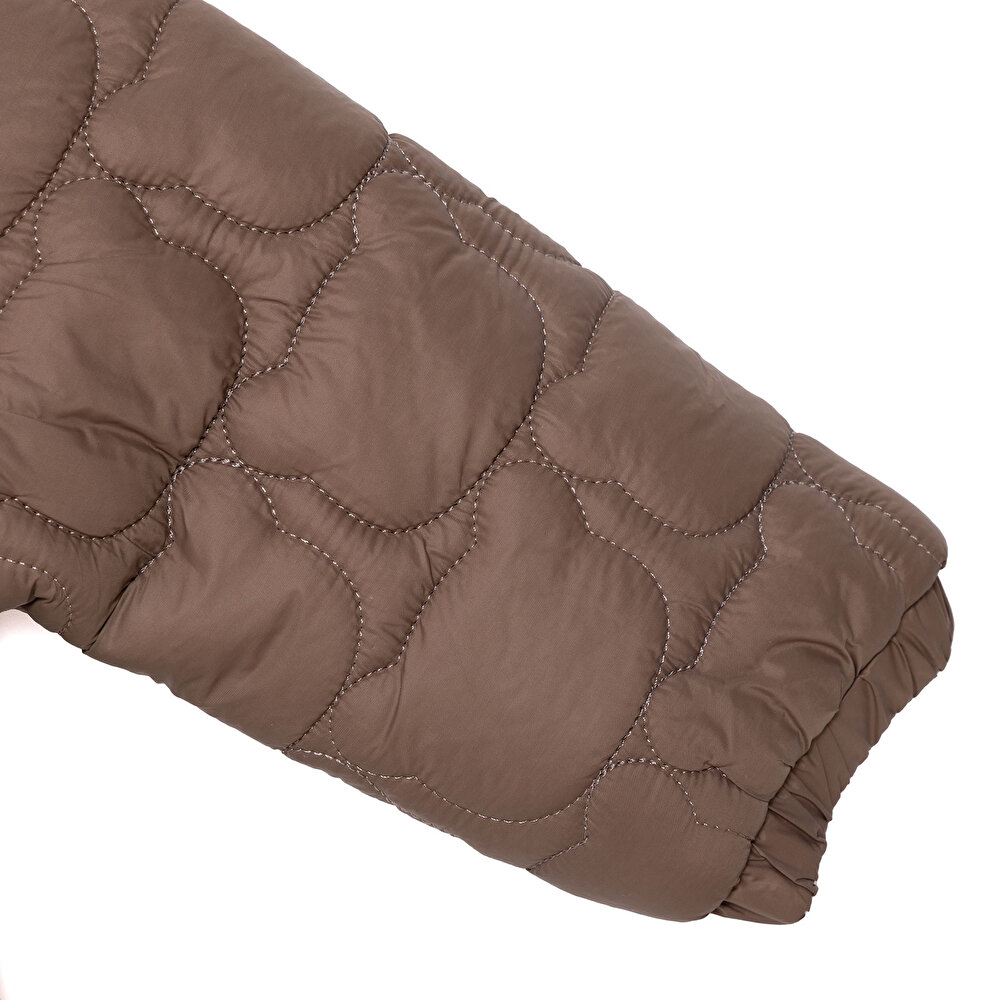 Erkek Bebek Mont Fermuarlı Uzun Kol