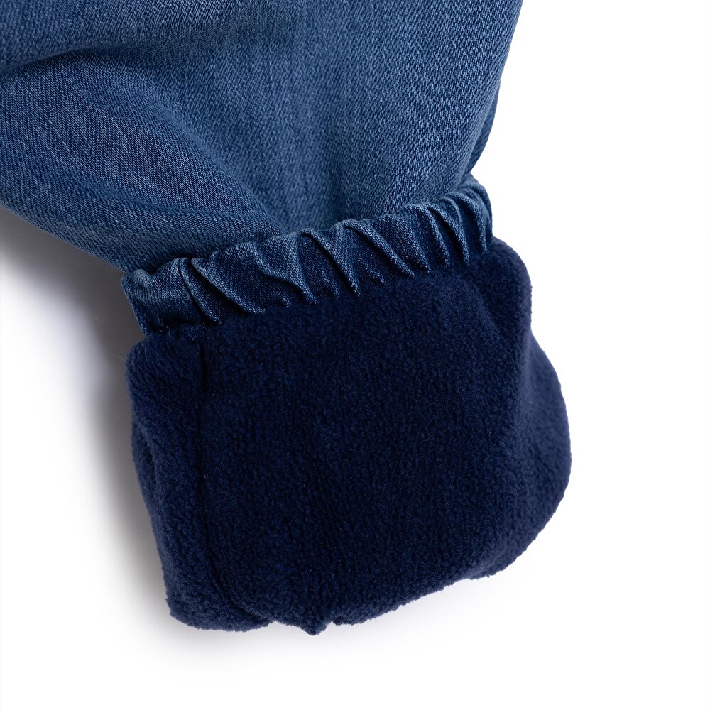 Erkek Bebek Mountain Explorer Denim Pantolon Lastikli Paça