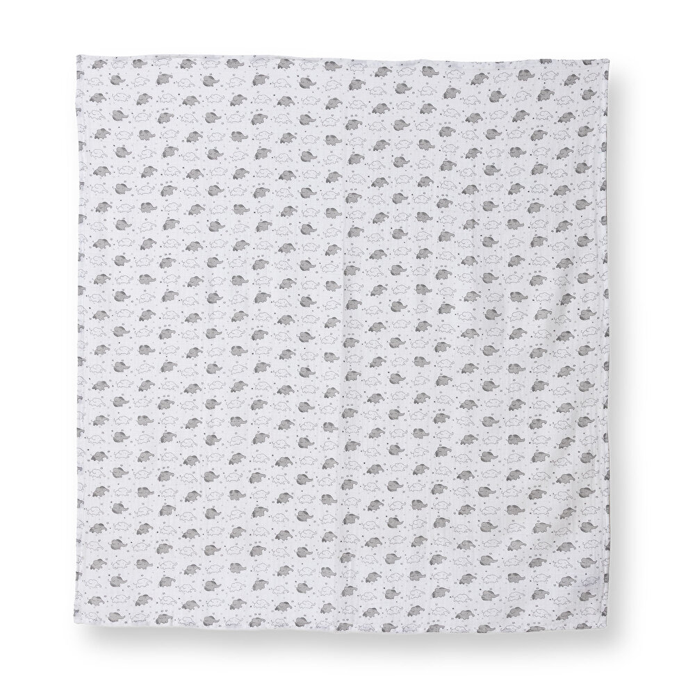 Erkek Bebek Müslin Battaniye 100x100