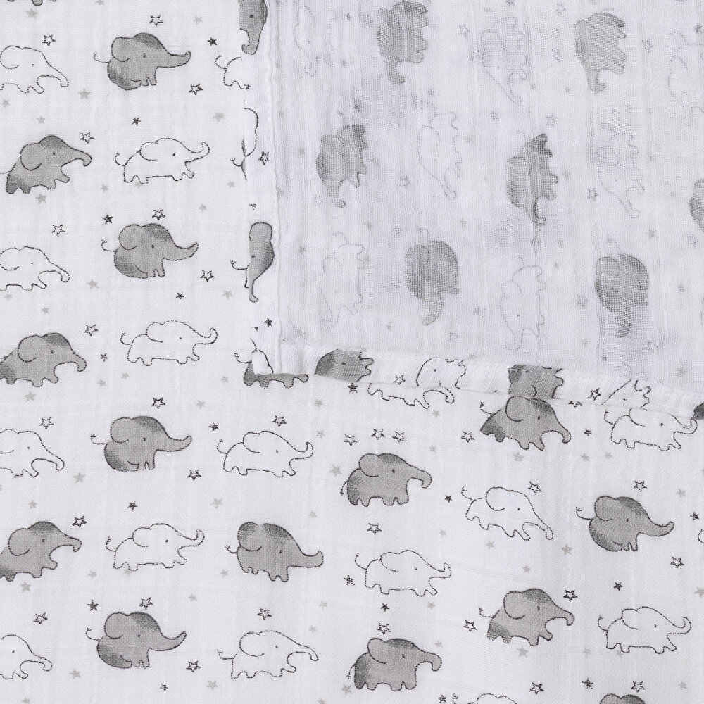 Erkek Bebek Müslin Battaniye 100x100