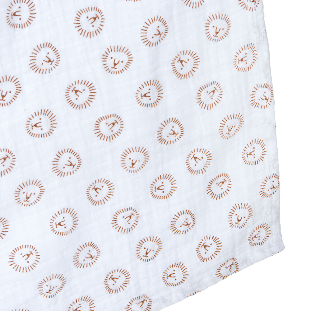 Erkek Bebek Müslin Battaniye