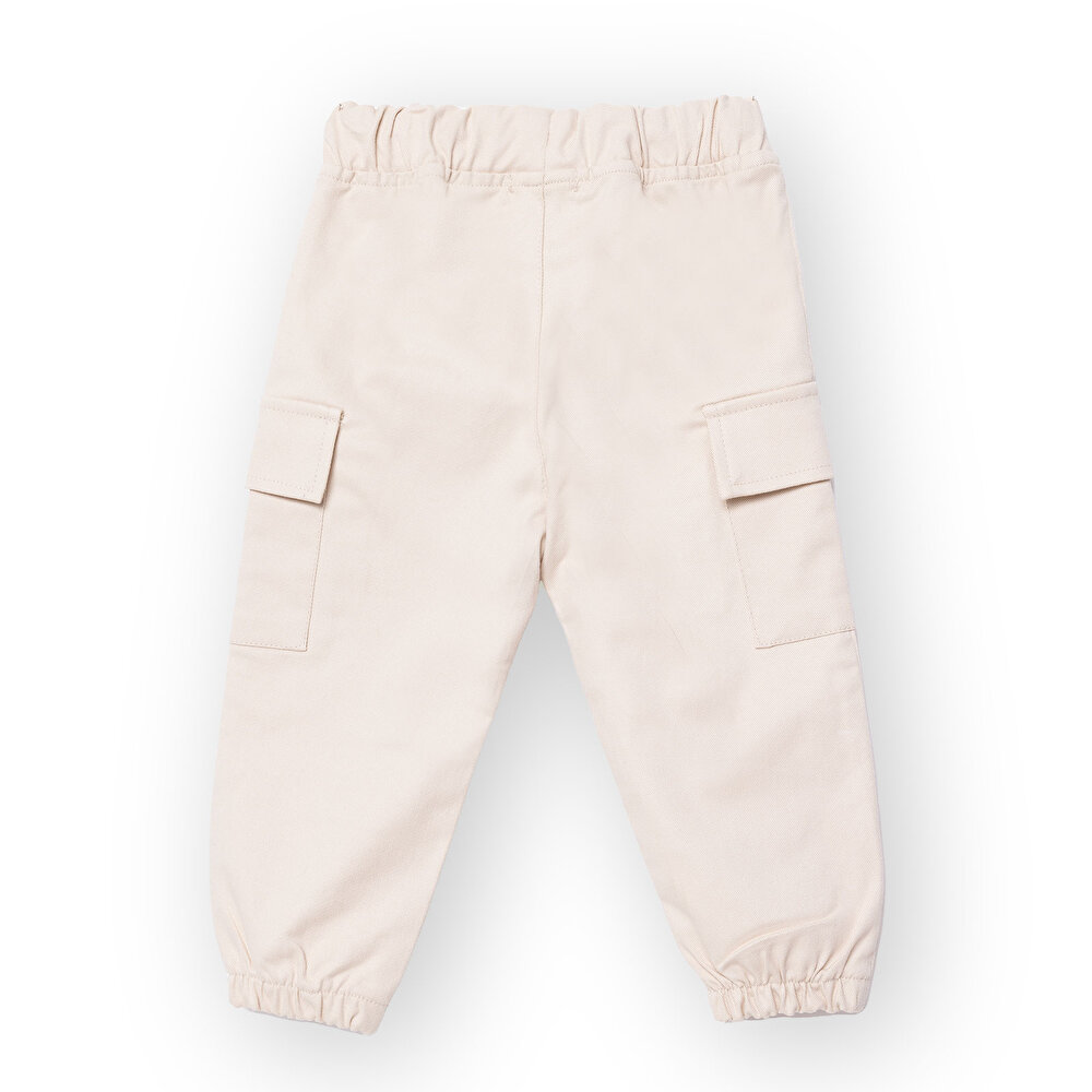 Erkek Bebek Pantolon Cool Dino Cepli Lastikli Paça