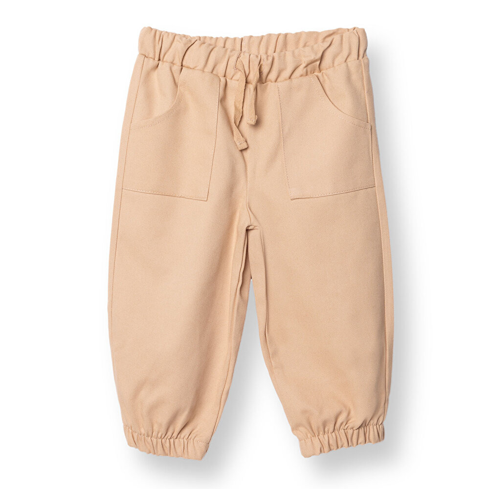 Erkek Bebek Pantolon Gabardin Lastikli Paça