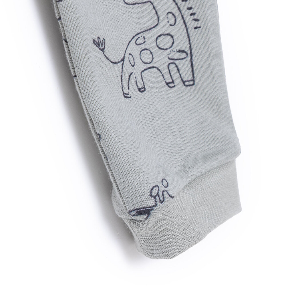 Erkek Bebek Patiksiz Tulum İnterlok Bisiklet Yaka Uzun Kol Ribanalı Paça