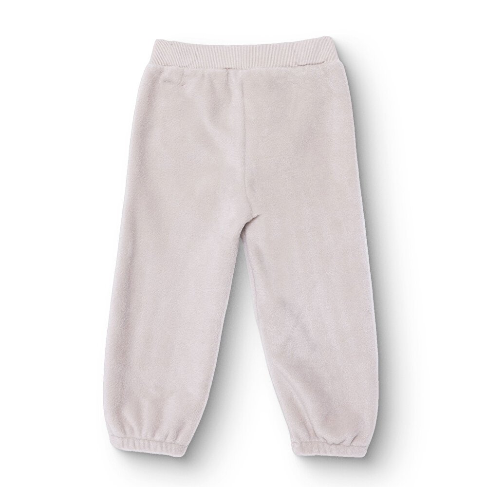 Erkek Bebek Polar Pantolon Modelli Yaka Atlet Kol Lastikli Paça