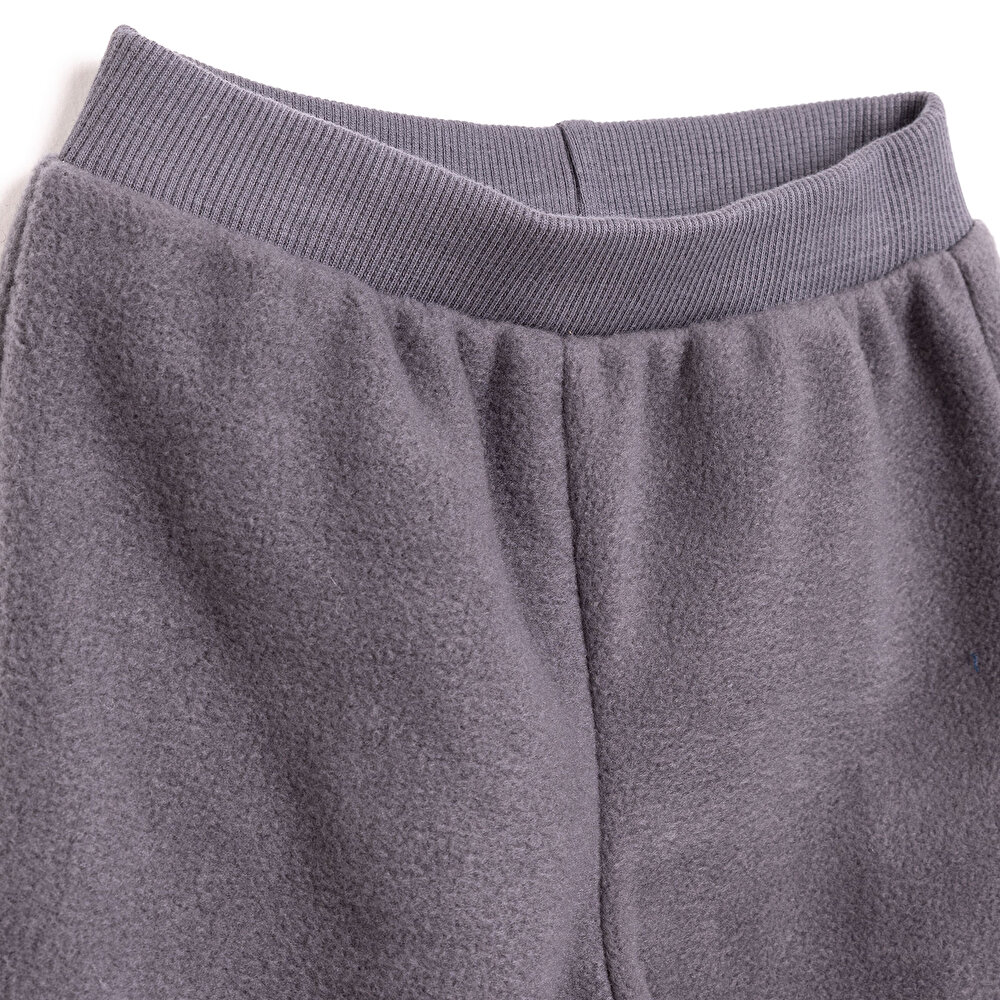 Erkek Bebek Polar Pantolon Ribanalı Paça