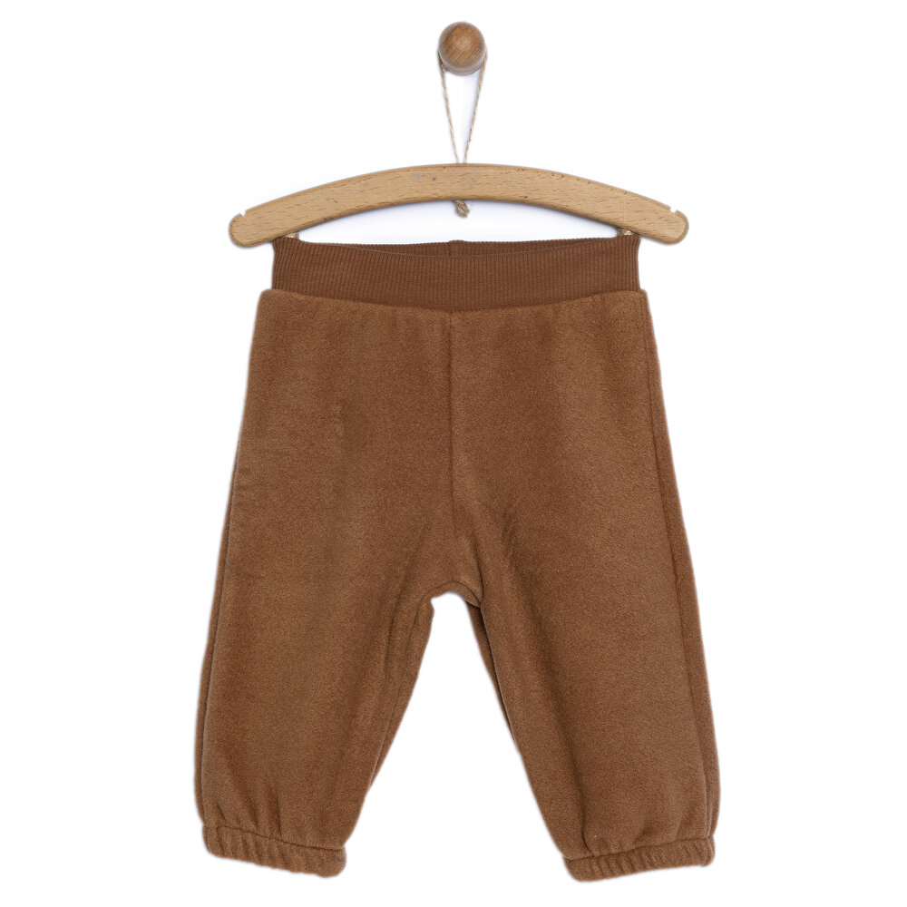 Erkek Bebek Polar Pantolon Ribanalı Paça