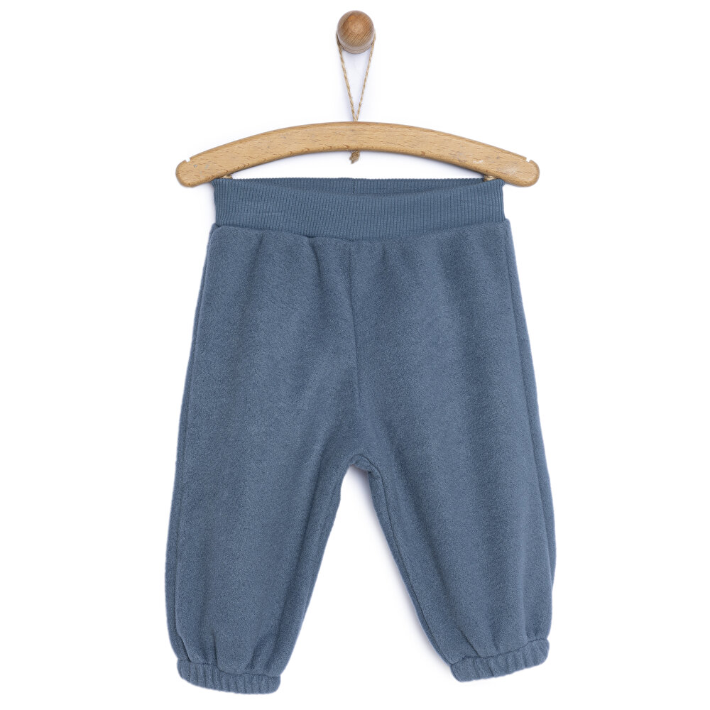 Erkek Bebek Polar Pantolon Ribanalı Paça