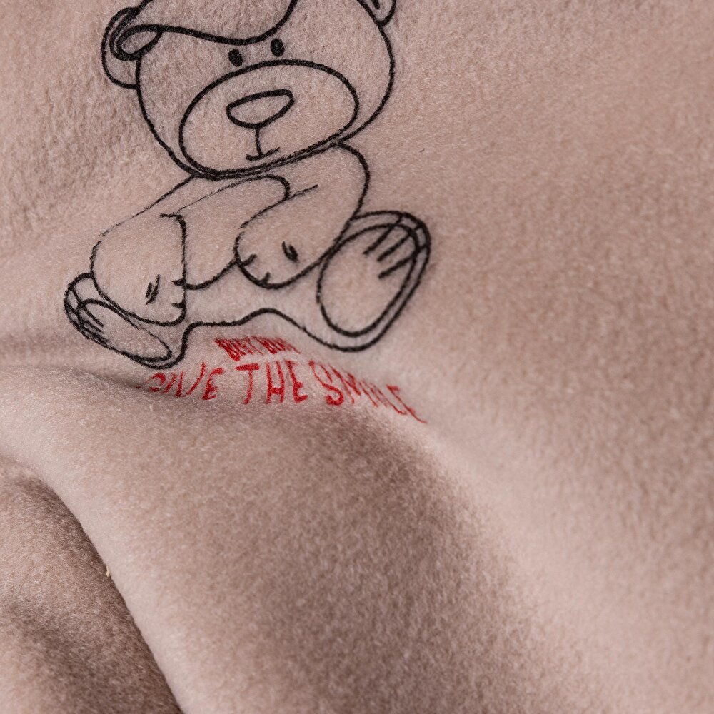 Erkek Bebek Polar Patiksiz Tulum Fermuarlı Uzun Kol Ribanalı Paça