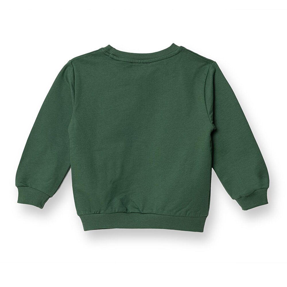 Erkek Bebek Sweatshirt Bisiklet Yaka Uzun Kol