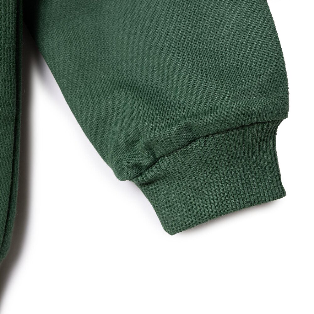 Erkek Bebek Sweatshirt Bisiklet Yaka Uzun Kol