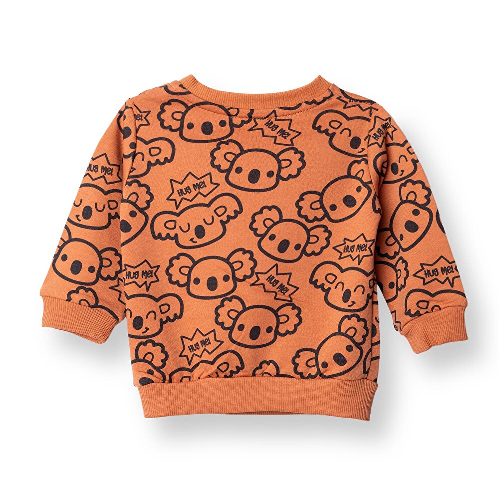Erkek Bebek Sweatshirt Uzun Kol