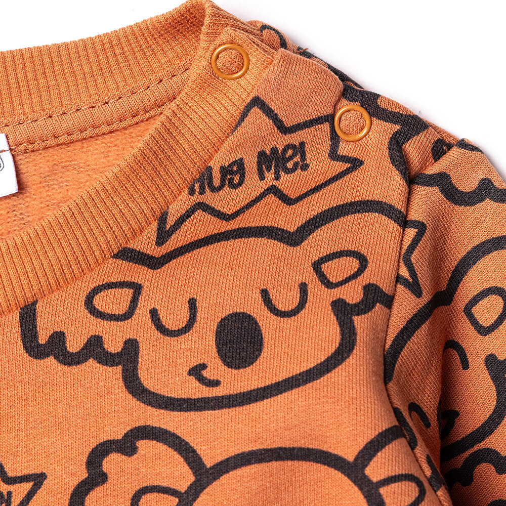Erkek Bebek Sweatshirt Uzun Kol