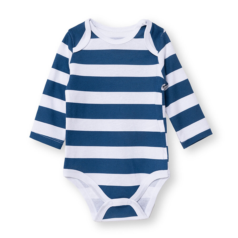 Erkek Bebek Uzun Kol Body Çıtçıtlı