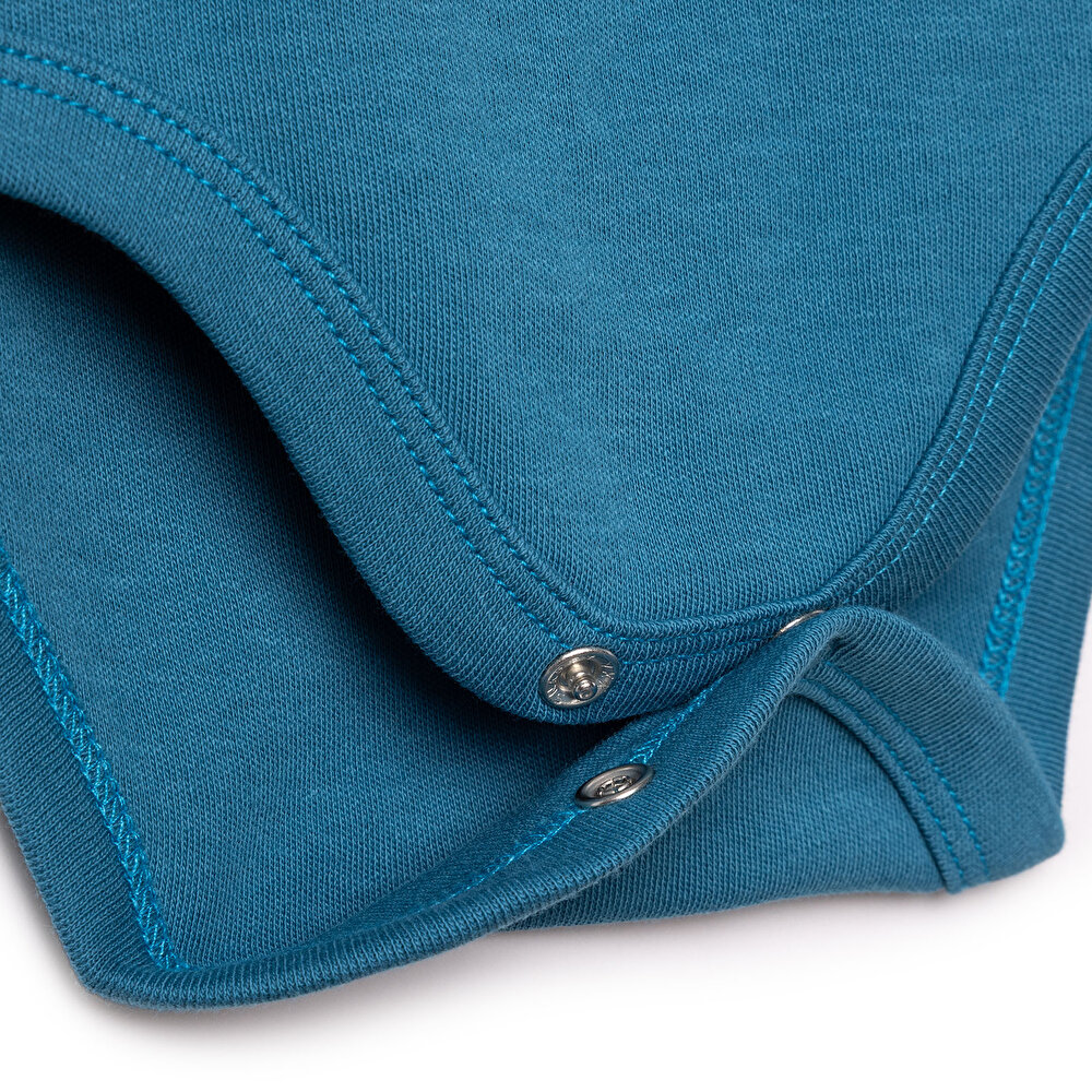 Erkek Bebek Uzun Kol Body İnterlok Zarf Yaka Uzun Kol