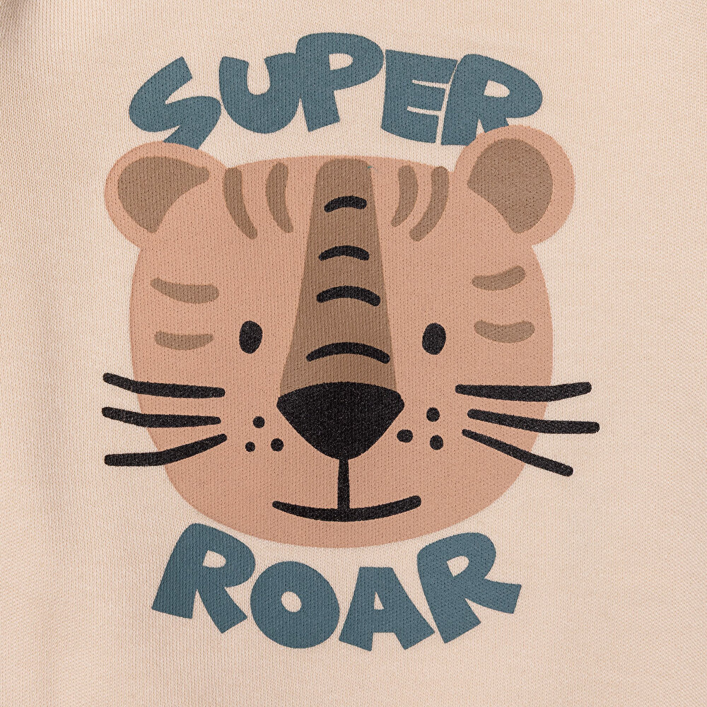 Erkek Bebek Uzun Kol Body İnterlok Zarf Yaka