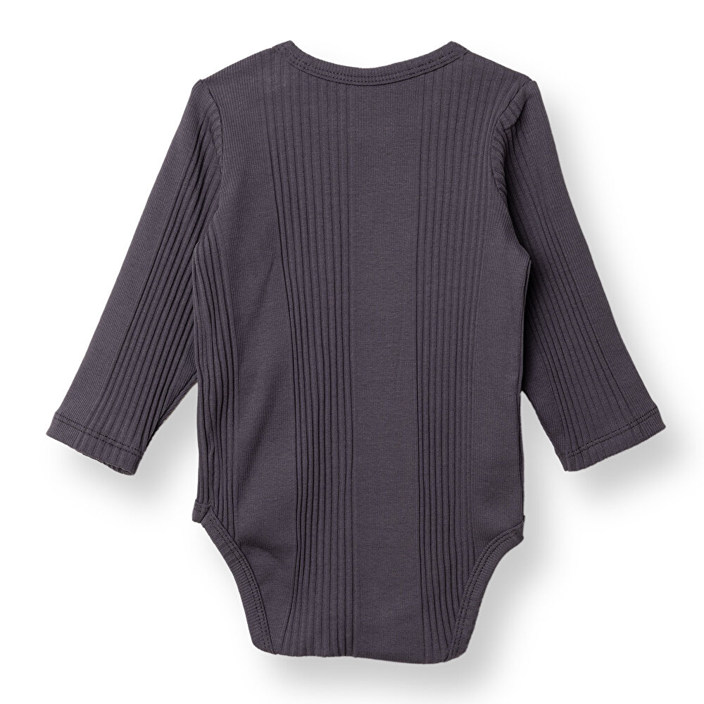 Erkek Bebek Uzun Kol Body Kaşkorse Bisiklet Yaka