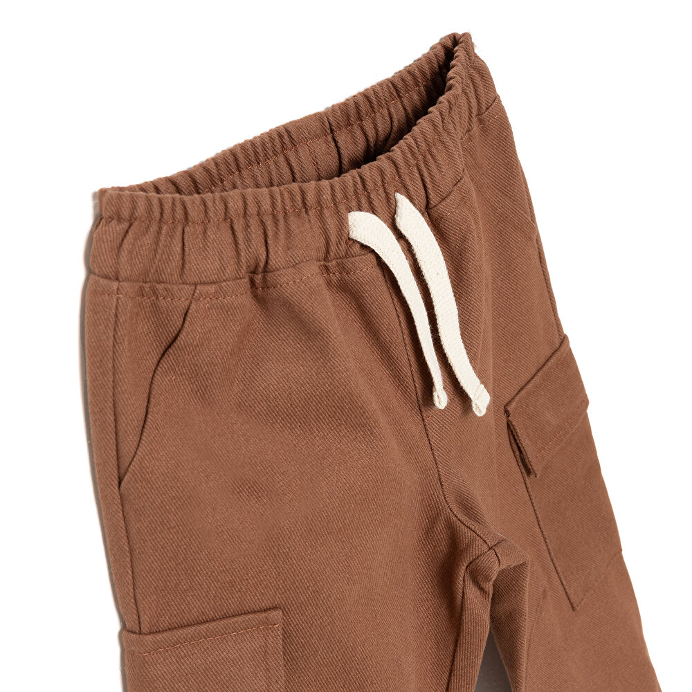 Erkek Bebek Woodland 1 Pantolon Gabardin Lastikli Paça