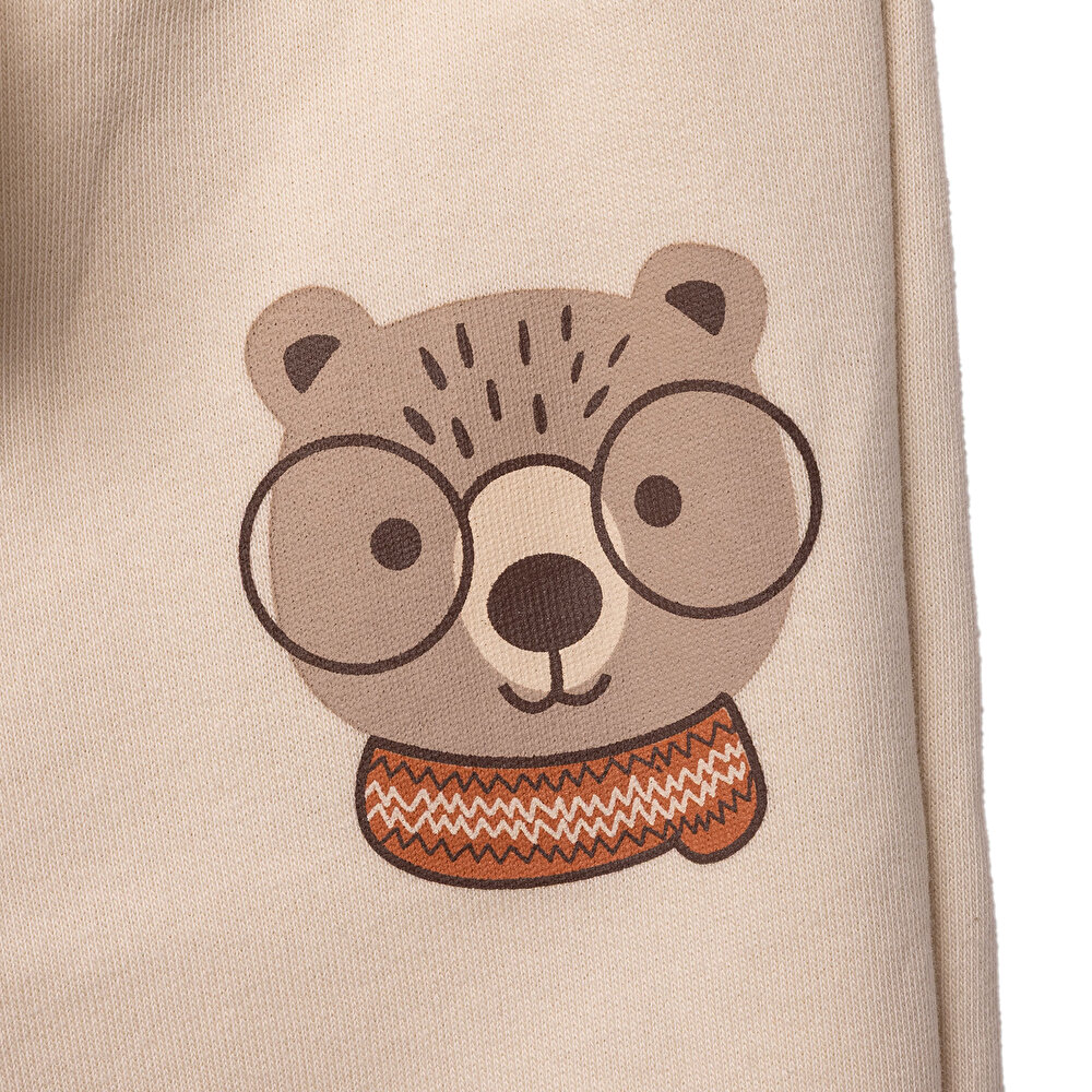 Erkek Bebek Woodland Boy 1 Eşofman Takımı Üç İplik Bisiklet Yaka Uzun Kol Ribanalı Paça