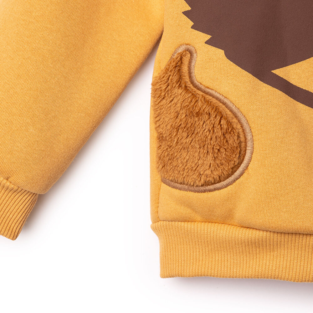 Erkek Bebek Woodland Boy 1 Sweatshirt Şardonlu Bisiklet Yaka Uzun Kol