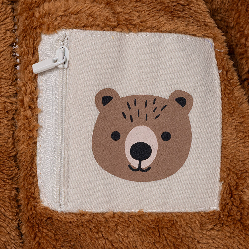 Erkek Bebek Woodland Boy 2 Hırka Wellsoft Dik Yaka Uzun Kol